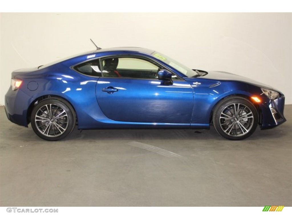 2013 FR-S Sport Coupe - Ultramarine Blue / Black/Red Accents photo #2