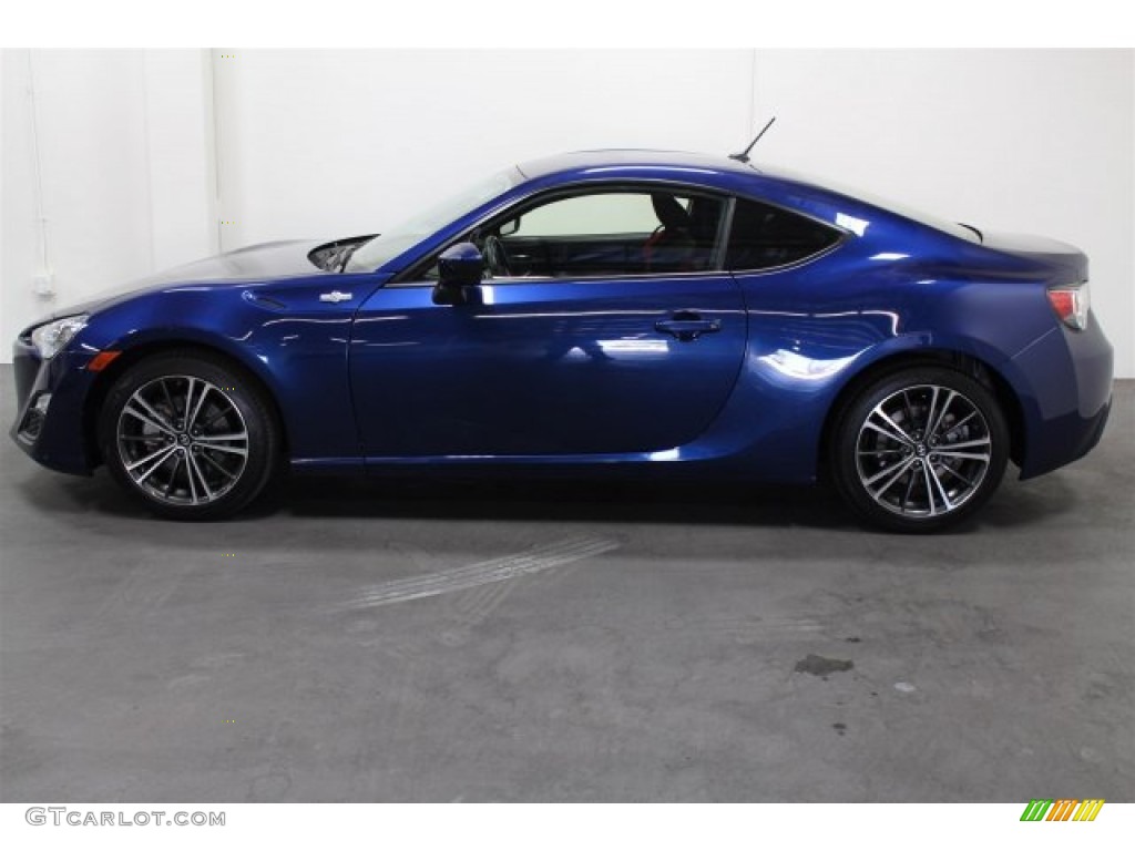 2013 FR-S Sport Coupe - Ultramarine Blue / Black/Red Accents photo #5