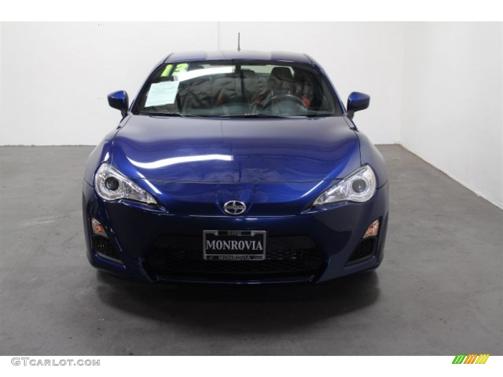 2013 FR-S Sport Coupe - Ultramarine Blue / Black/Red Accents photo #7