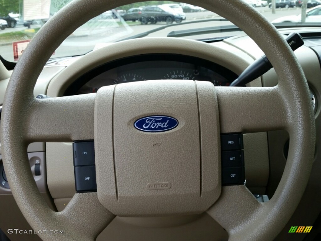 2006 F150 XLT SuperCab 4x4 - Dark Toreador Red Metallic / Tan photo #17