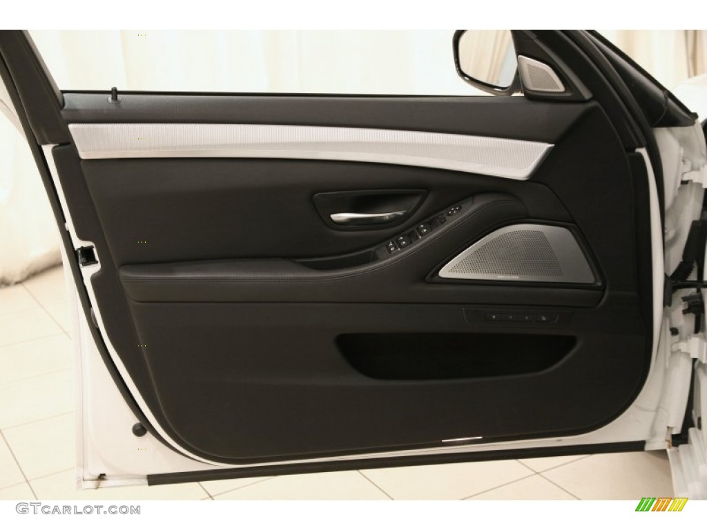 2013 BMW M5 Sedan Black Door Panel Photo #105014112