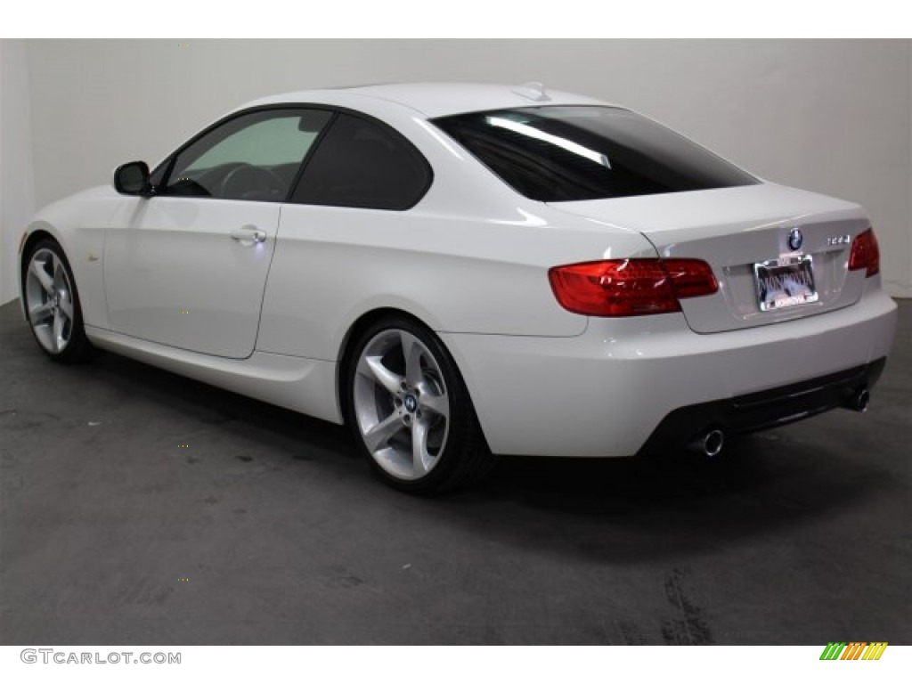 2013 3 Series 335i Coupe - Alpine White / Coral Red/Black photo #3