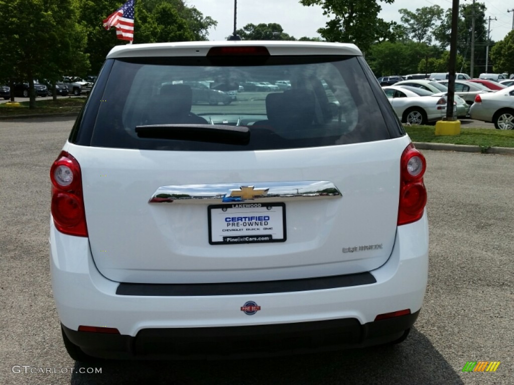 2015 Equinox LS - Summit White / Jet Black photo #8