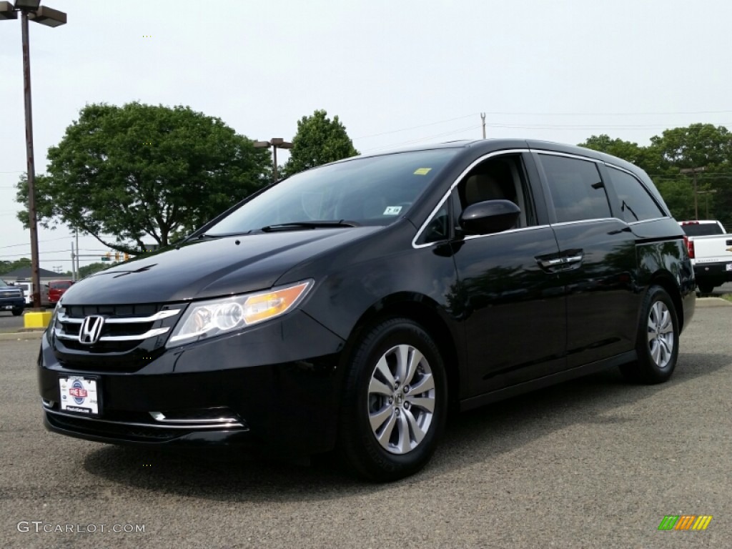 2014 Odyssey EX-L - Crystal Black Pearl / Gray photo #1