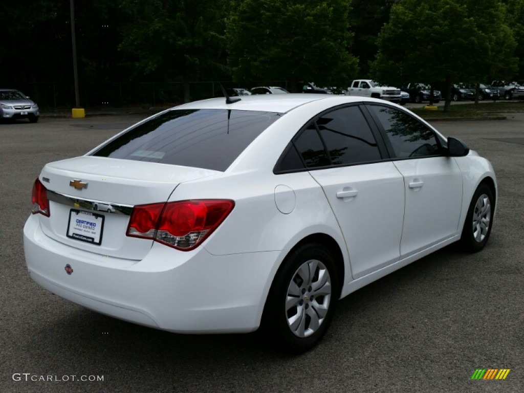 2013 Cruze LS - Summit White / Jet Black/Medium Titanium photo #7