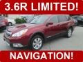 2012 Ruby Red Pearl Subaru Outback 3.6R Limited  photo #1