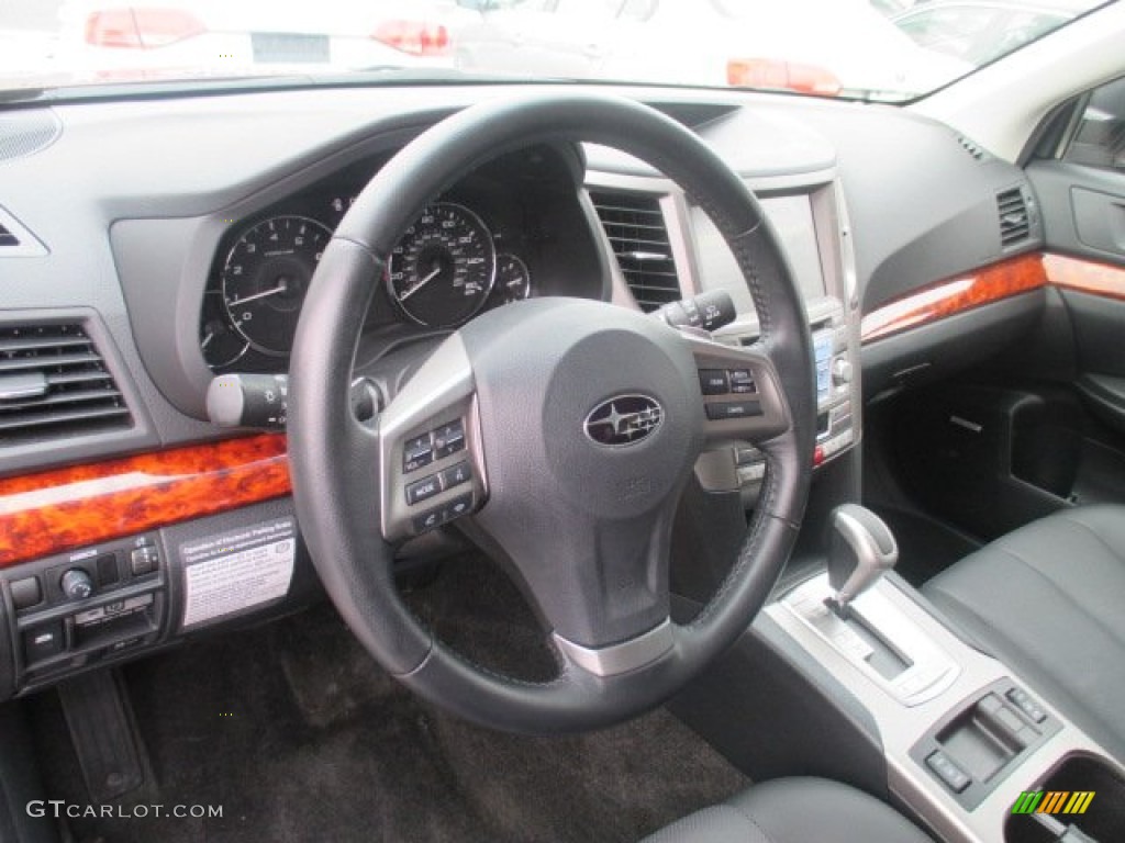 2012 Outback 3.6R Limited - Ruby Red Pearl / Off Black photo #12