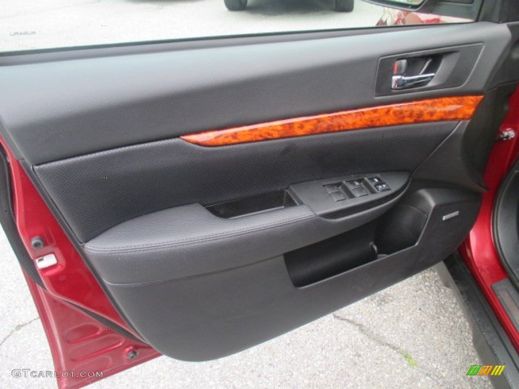 2012 Outback 3.6R Limited - Ruby Red Pearl / Off Black photo #19