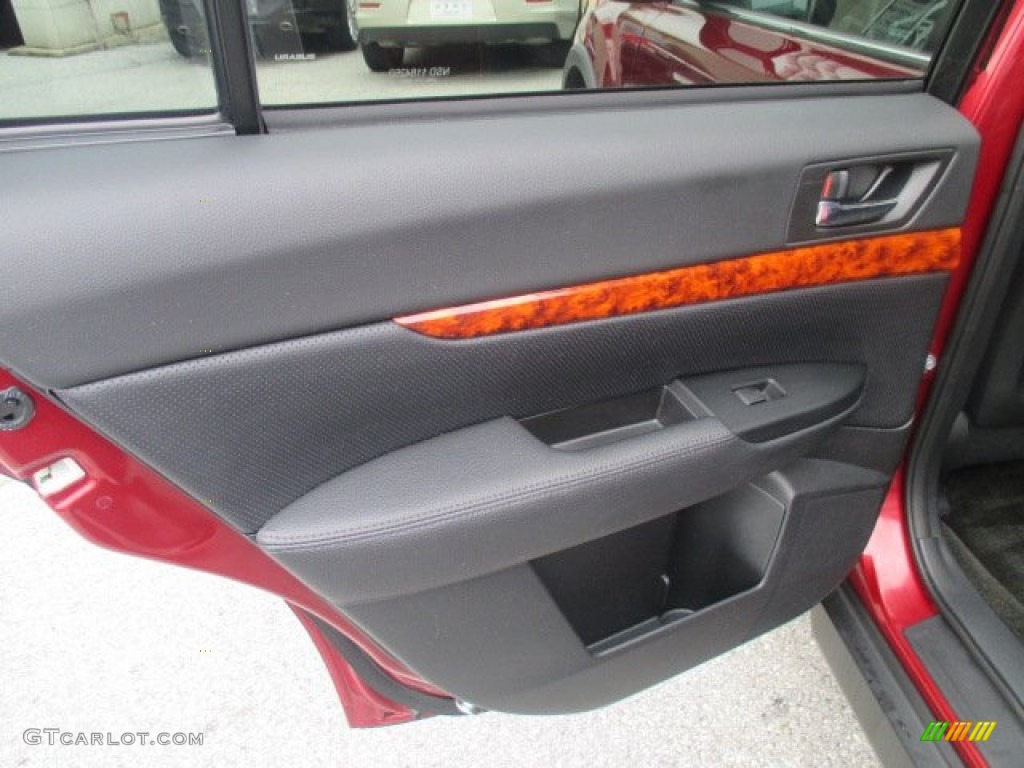 2012 Outback 3.6R Limited - Ruby Red Pearl / Off Black photo #20