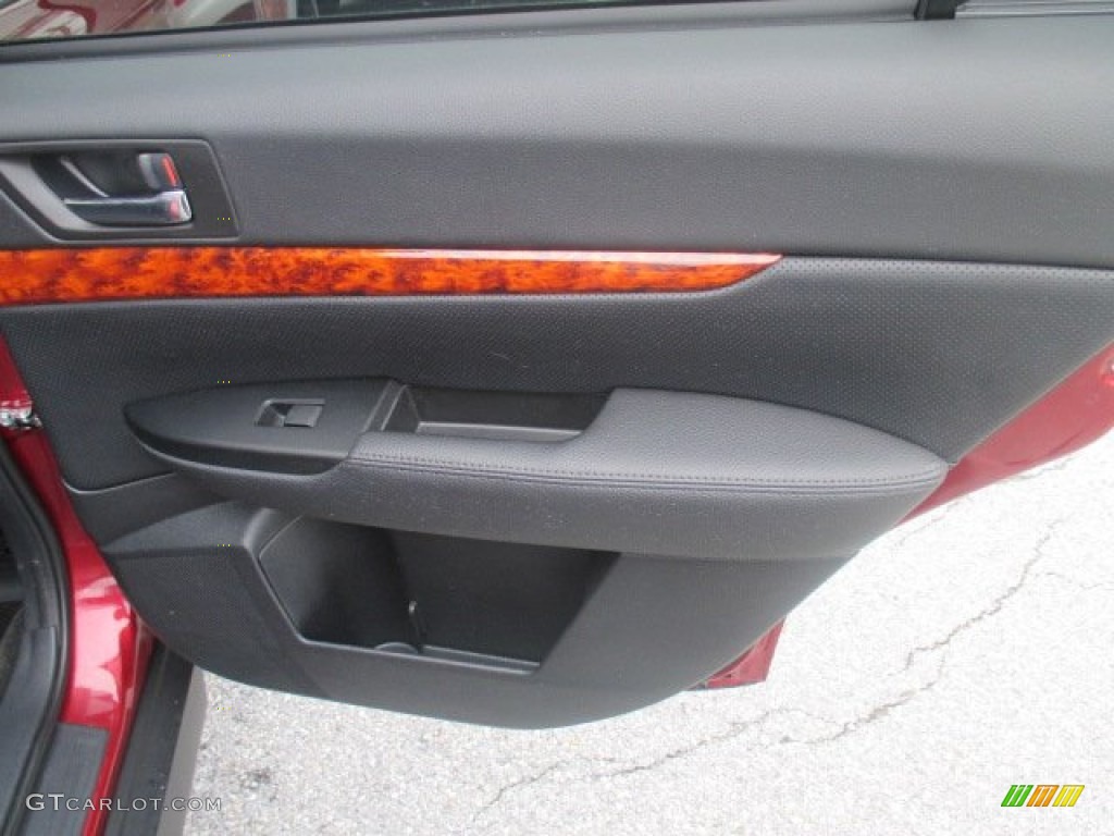 2012 Outback 3.6R Limited - Ruby Red Pearl / Off Black photo #22
