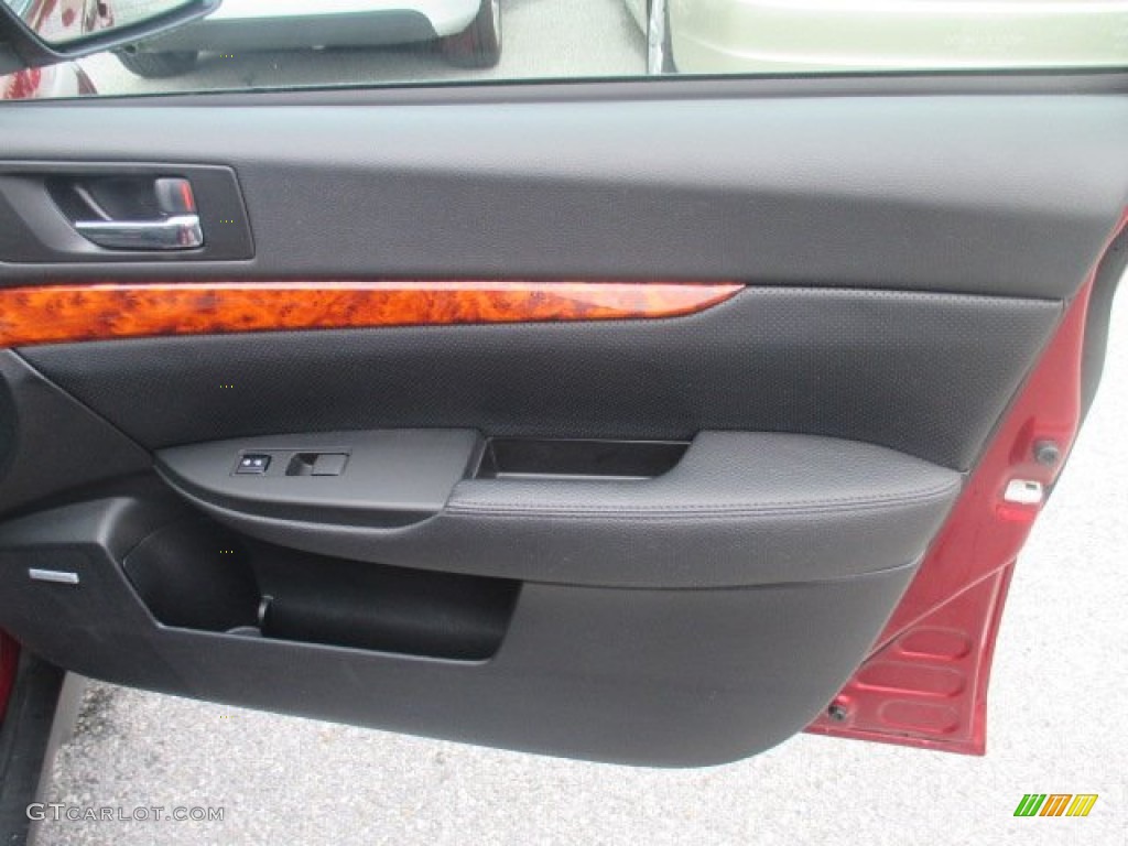 2012 Outback 3.6R Limited - Ruby Red Pearl / Off Black photo #23