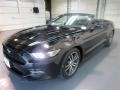 2015 Black Ford Mustang EcoBoost Premium Convertible  photo #3
