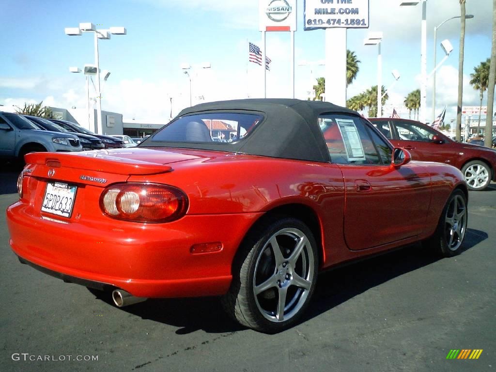 2004 MX-5 Miata MAZDASPEED Roadster - Velocity Red Mica / Black/Red photo #3