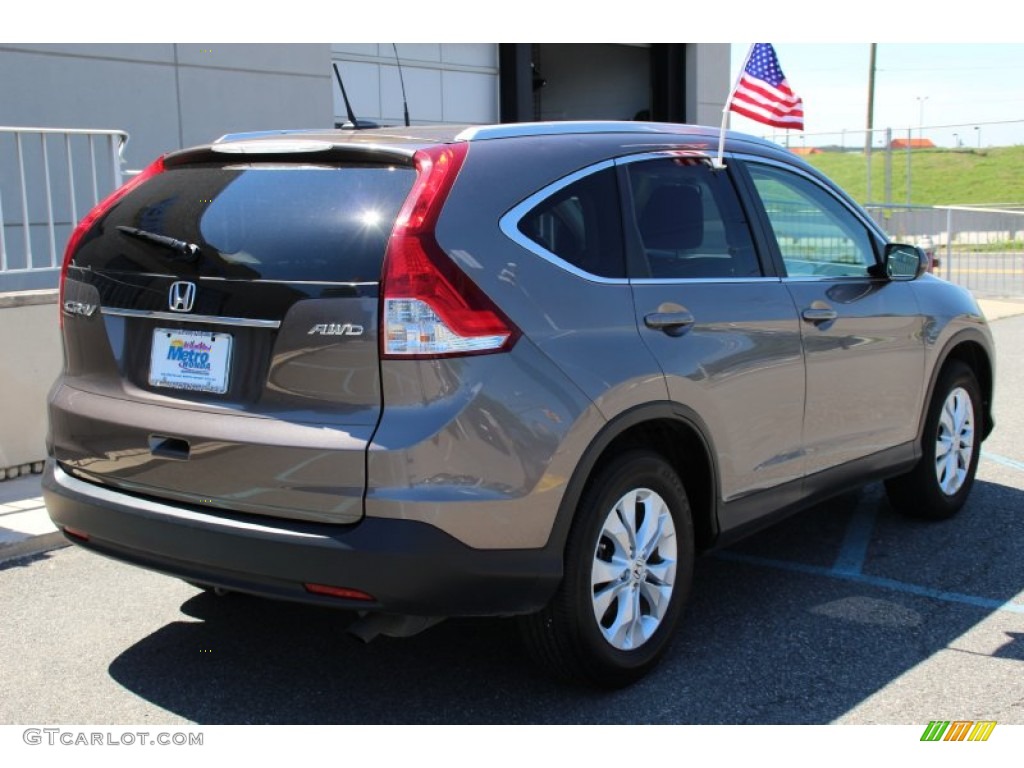 2013 CR-V EX-L AWD - Urban Titanium Metallic / Black photo #5