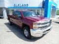 Deep Ruby Metallic - Silverado 2500HD WT Crew Cab 4x4 Photo No. 7