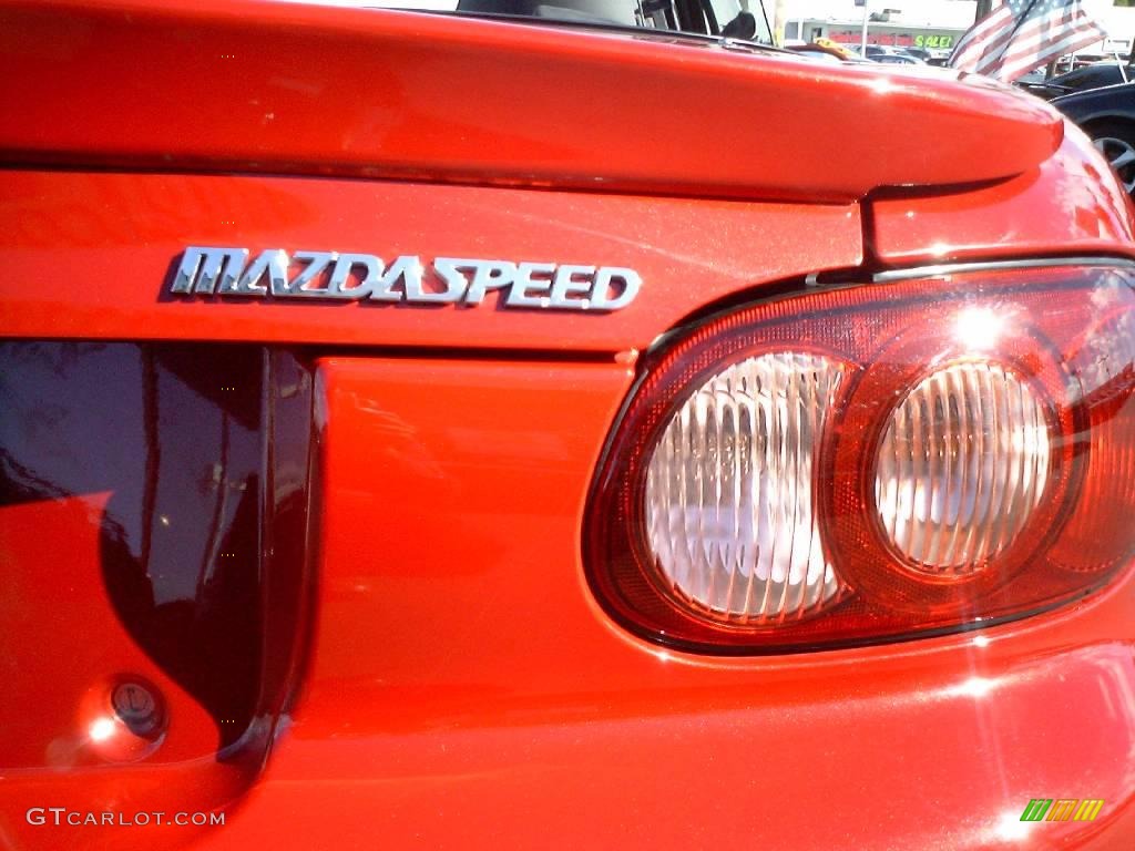 2004 MX-5 Miata MAZDASPEED Roadster - Velocity Red Mica / Black/Red photo #12
