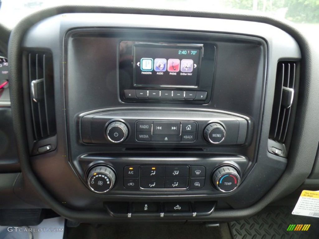 2015 Silverado 1500 LS Double Cab - Silver Ice Metallic / Dark Ash/Jet Black photo #24