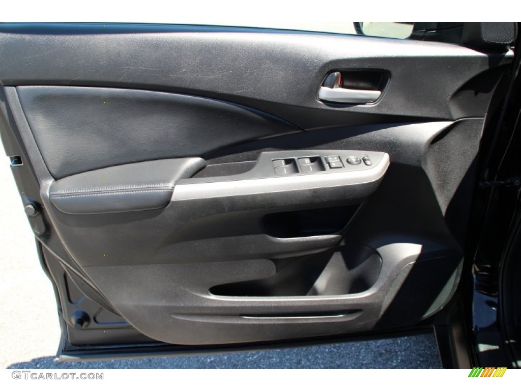 2012 CR-V EX-L 4WD - Crystal Black Pearl / Black photo #9
