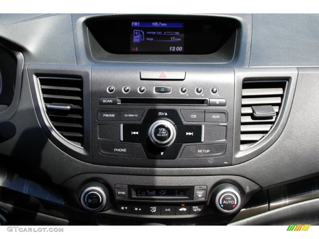 2012 CR-V EX-L 4WD - Crystal Black Pearl / Black photo #15