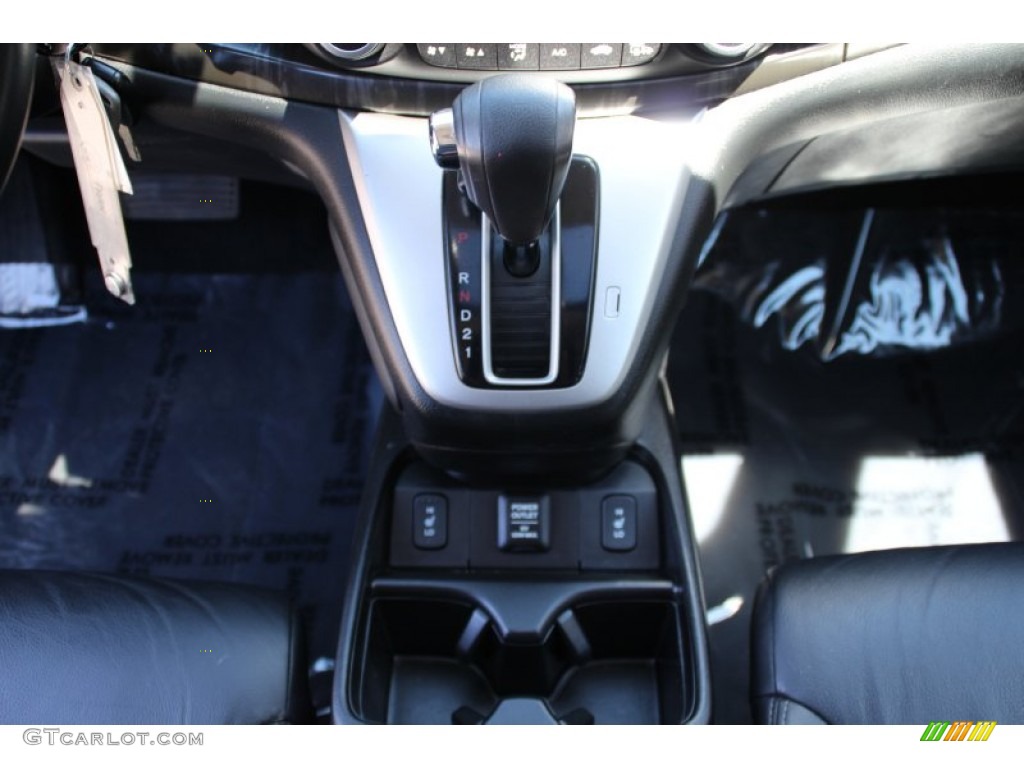 2012 CR-V EX-L 4WD - Crystal Black Pearl / Black photo #16