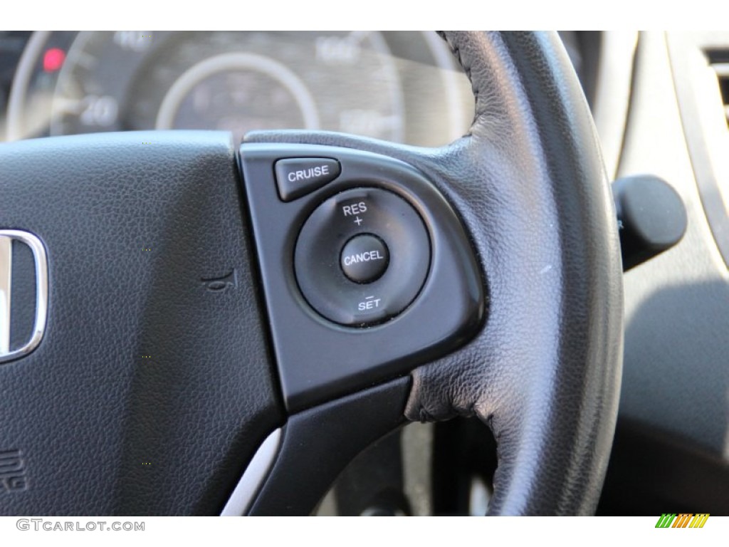 2012 CR-V EX-L 4WD - Crystal Black Pearl / Black photo #19