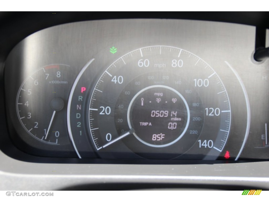 2012 CR-V EX-L 4WD - Crystal Black Pearl / Black photo #20