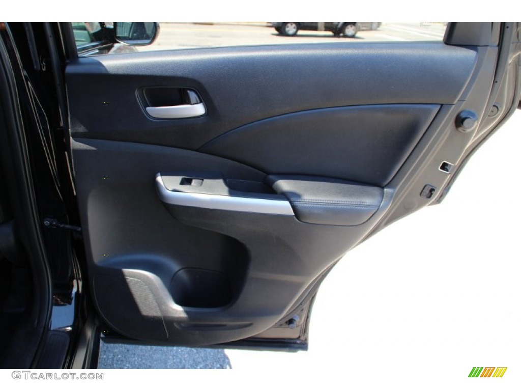 2012 CR-V EX-L 4WD - Crystal Black Pearl / Black photo #24
