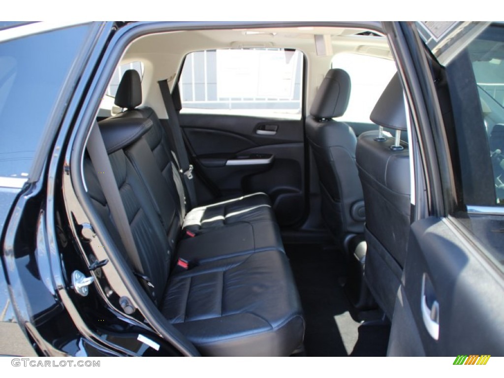 2012 CR-V EX-L 4WD - Crystal Black Pearl / Black photo #25