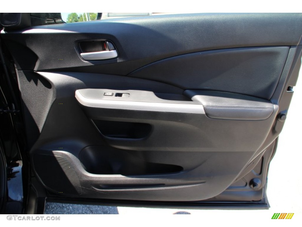 2012 CR-V EX-L 4WD - Crystal Black Pearl / Black photo #27