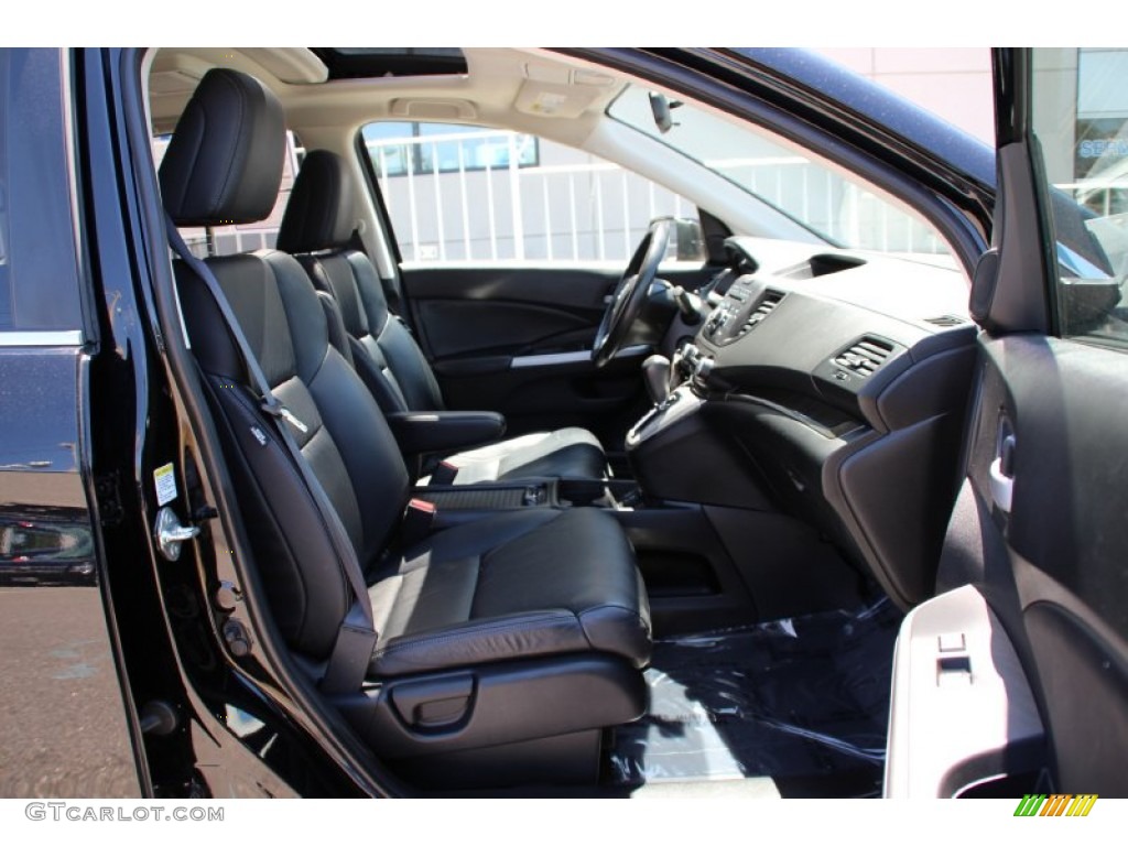 2012 CR-V EX-L 4WD - Crystal Black Pearl / Black photo #29