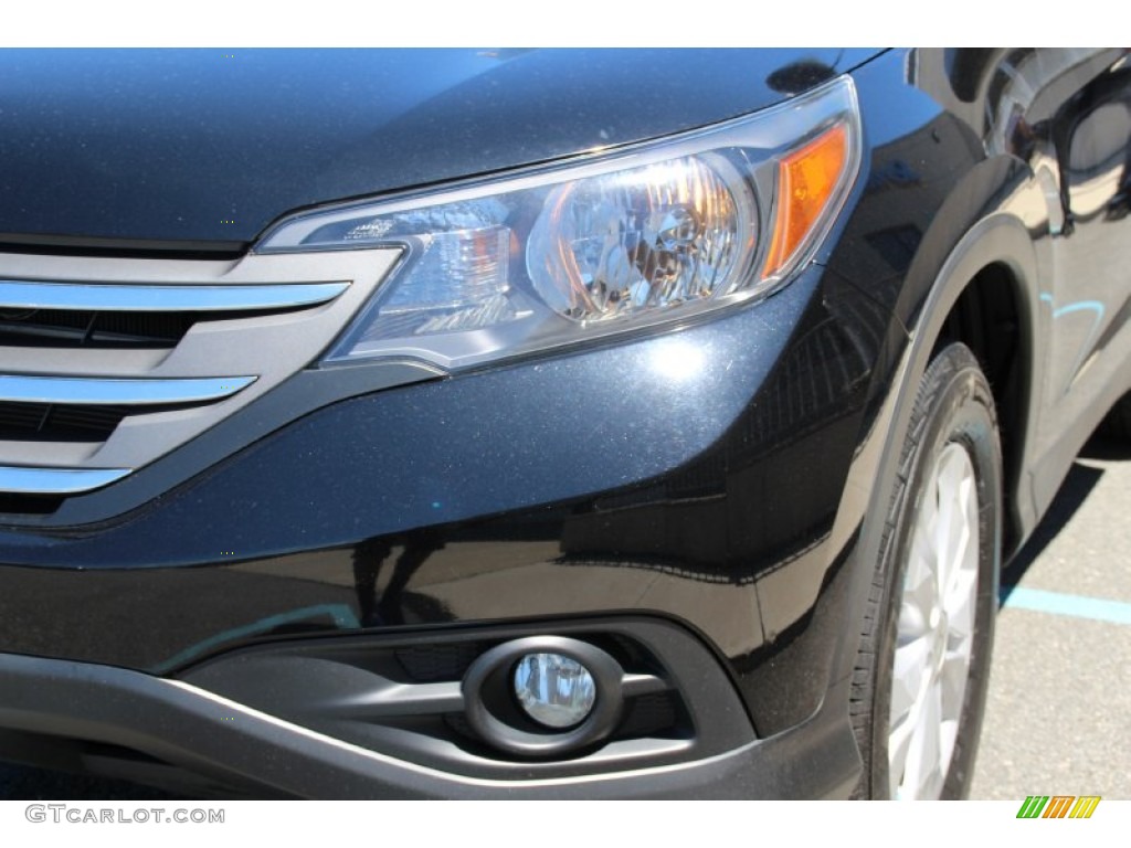 2012 CR-V EX-L 4WD - Crystal Black Pearl / Black photo #31