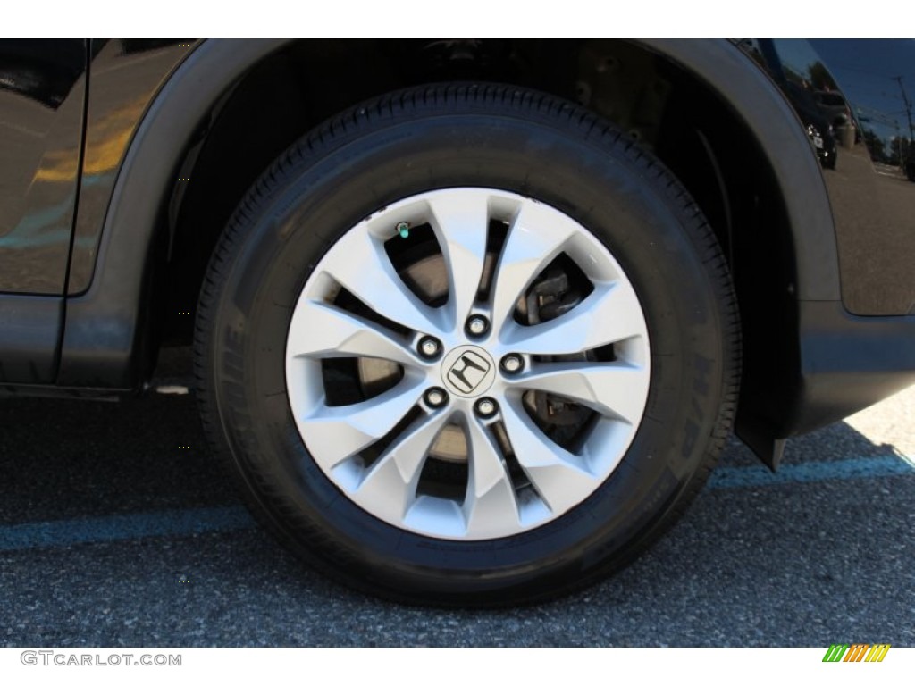 2012 CR-V EX-L 4WD - Crystal Black Pearl / Black photo #32