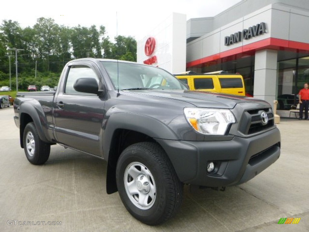 2013 Tacoma Regular Cab 4x4 - Magnetic Gray Metallic / Graphite photo #1