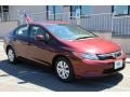 Crimson Pearl - Civic LX Sedan Photo No. 3