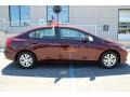 Crimson Pearl - Civic LX Sedan Photo No. 4