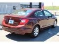 Crimson Pearl - Civic LX Sedan Photo No. 5