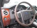 2016 Ford F350 Super Duty King Ranch Mesa/Black Interior Steering Wheel Photo