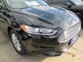 2016 Shadow Black Ford Fusion S  photo #2