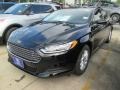 2016 Shadow Black Ford Fusion S  photo #12