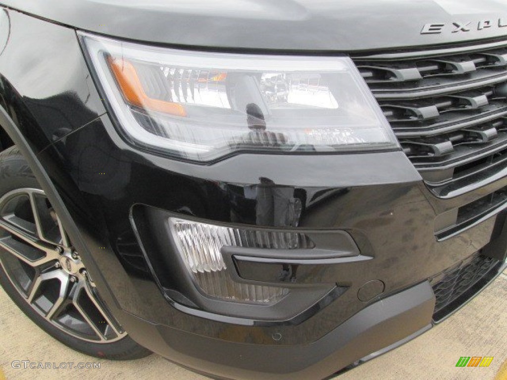 2016 Explorer Sport 4WD - Shadow Black / Ebony Black photo #3