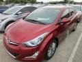 2016 Red Hyundai Elantra SE  photo #2