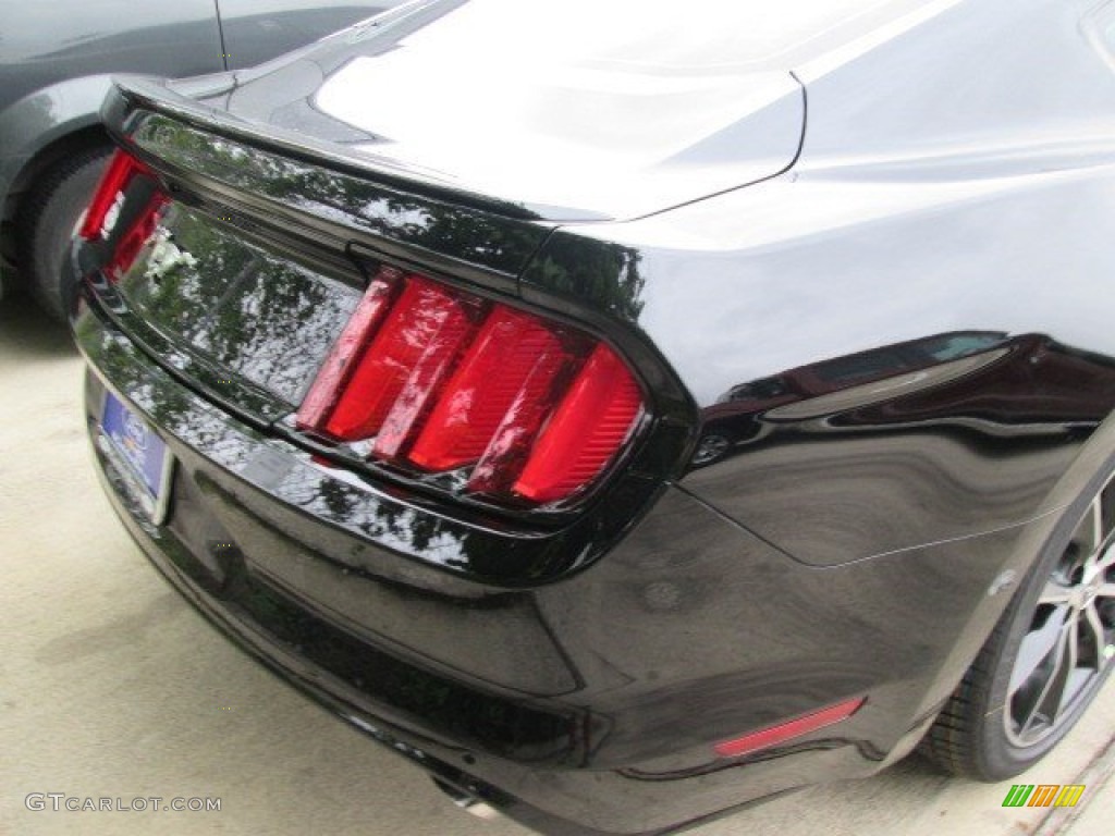 2015 Mustang EcoBoost Coupe - Black / Ebony photo #5