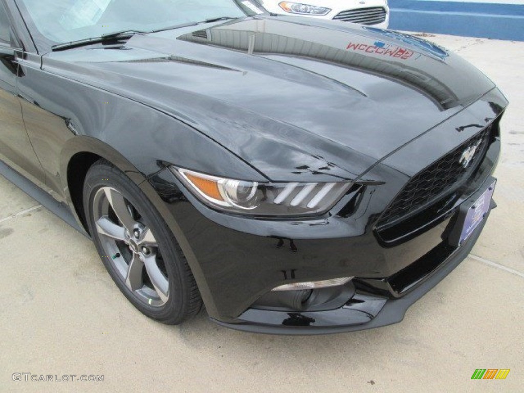 2015 Mustang EcoBoost Premium Coupe - Black / Ebony photo #2