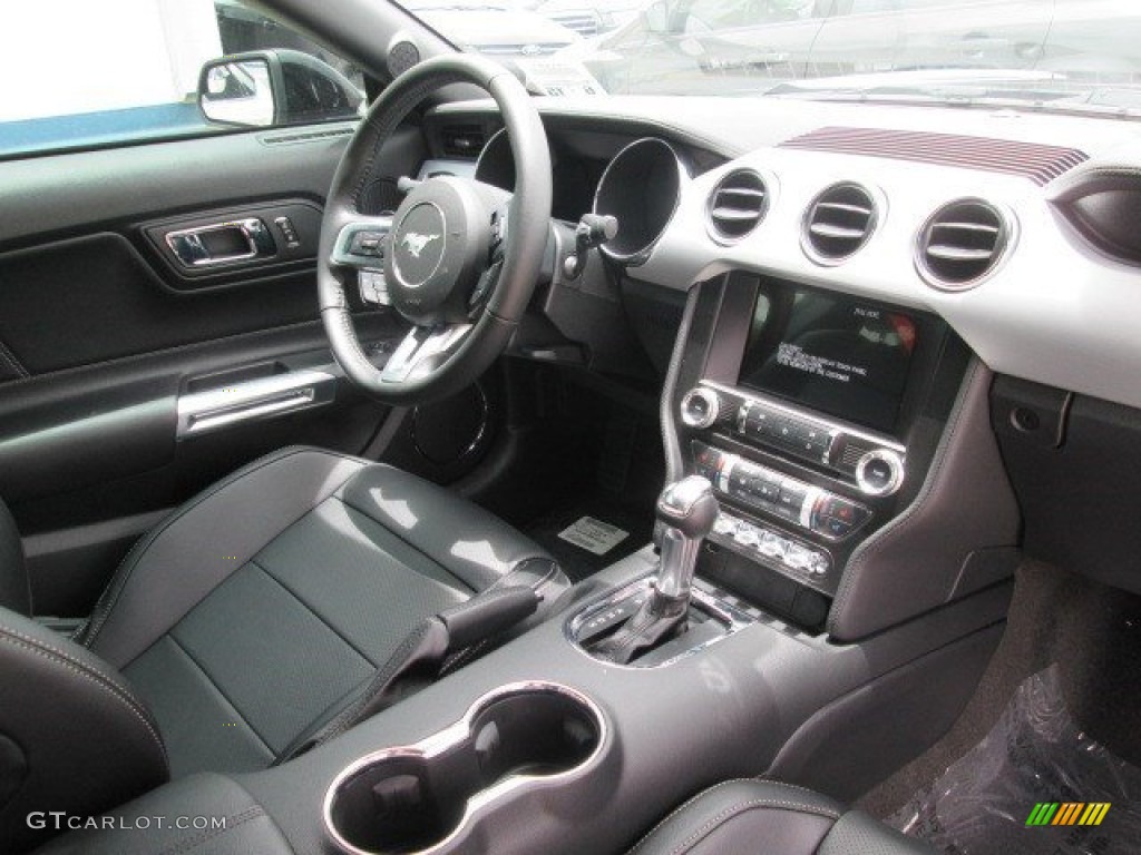 2015 Mustang EcoBoost Premium Coupe - Black / Ebony photo #15