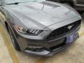 2015 Magnetic Metallic Ford Mustang EcoBoost Premium Coupe  photo #2