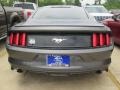 2015 Magnetic Metallic Ford Mustang EcoBoost Premium Coupe  photo #9