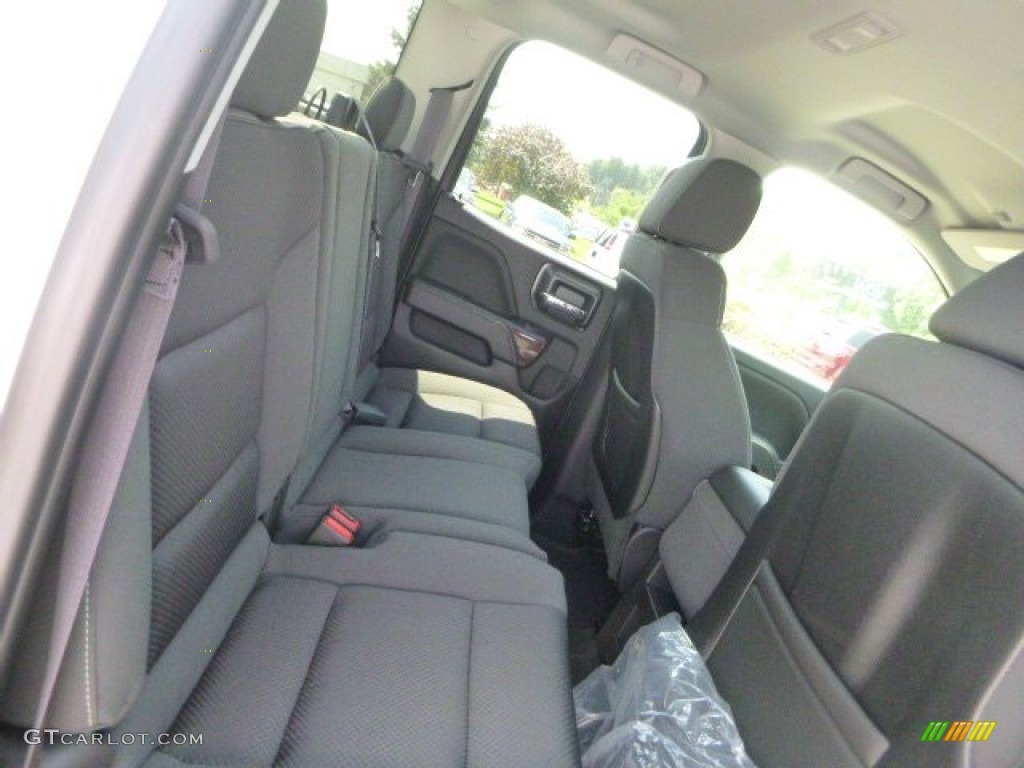 2015 Sierra 1500 SLE Double Cab 4x4 - Quicksilver Metallic / Jet Black photo #13