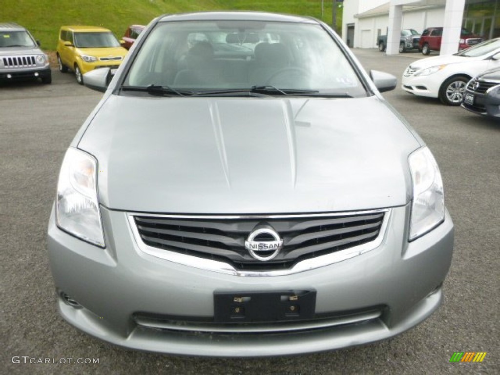 2011 Sentra 2.0 S - Magnetic Gray Metallic / Charcoal photo #9