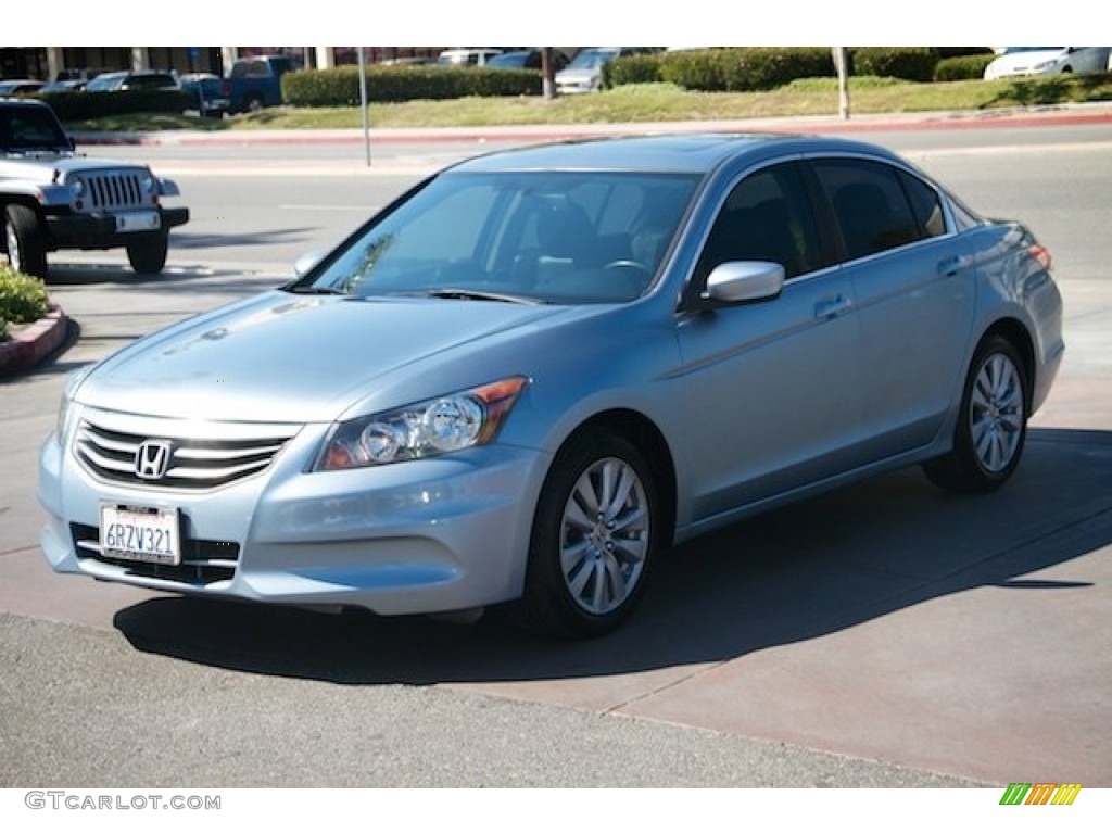 2011 Accord EX-L Sedan - Celestial Blue Metallic / Black photo #8