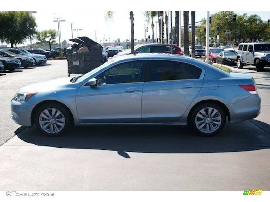 2011 Accord EX-L Sedan - Celestial Blue Metallic / Black photo #9